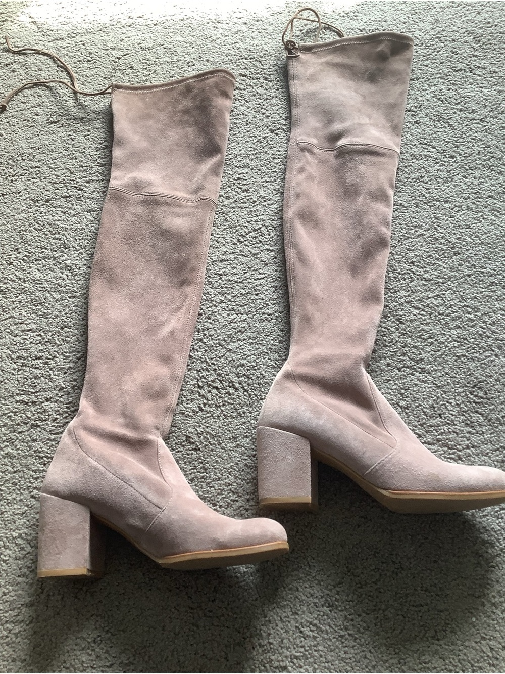 Stuart Weitzman Tan Suede Tall Boots, size 39 (8.5 US)